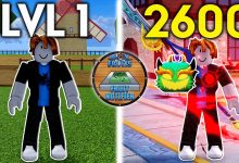 Personnage de Blox Fruits utilisant le Fruit Notifier pour trouver un fruit