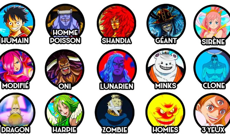 Les principales races de One Piece, des Skypiens aux géants et aux Hommes-Poissons