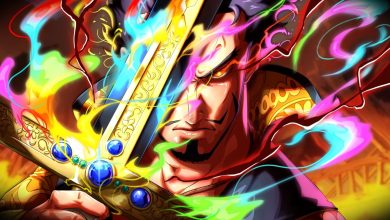 Zoro utilisant le Haki des Rois avec ses sabres dans One Piece chapitre 1194