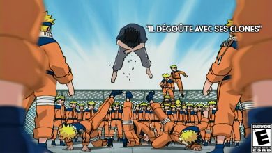 Naruto et Sasuke s’affrontent sur le toit de l’hôpital avec le Rasengan et le Chidori