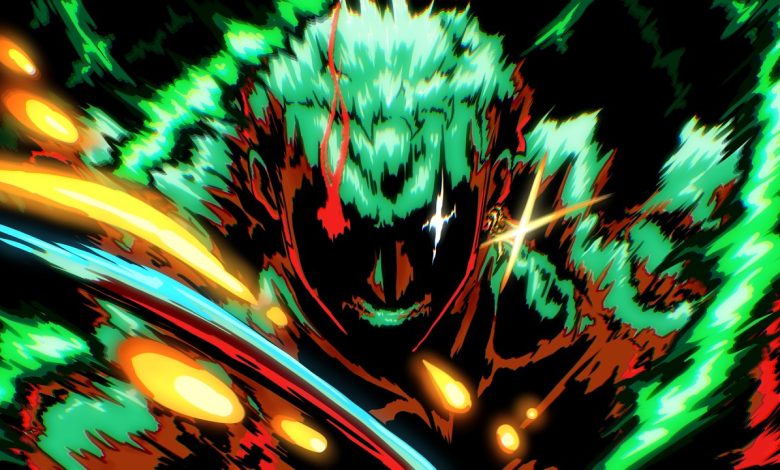 Zoro utilisant ses sabres et son Haki des Rois dans One Piece chapitre 1193