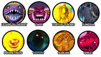 Zunesha et plusieurs créatures géantes du monde de One Piece
